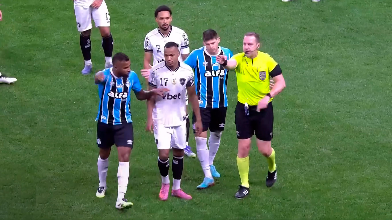 Grêmio x Botafogo arbitragem