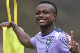 nathan fernandes botafogo treino