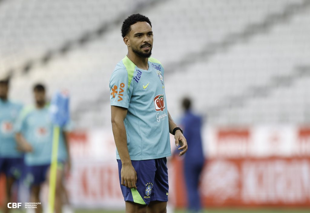 vitinho botafogo selecao brasileira treino