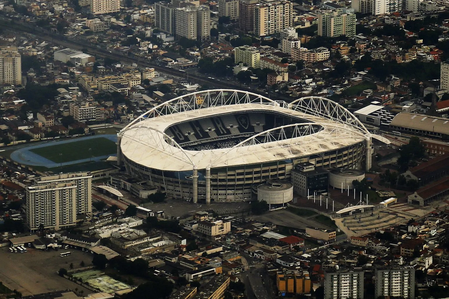 botafogo estadio nilton santos aerea