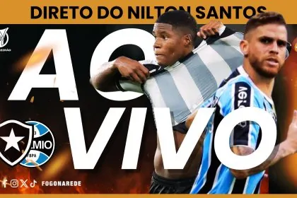 botafogo gremio ao vivo