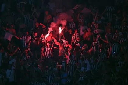 botafogo penarol torcida nilton santos