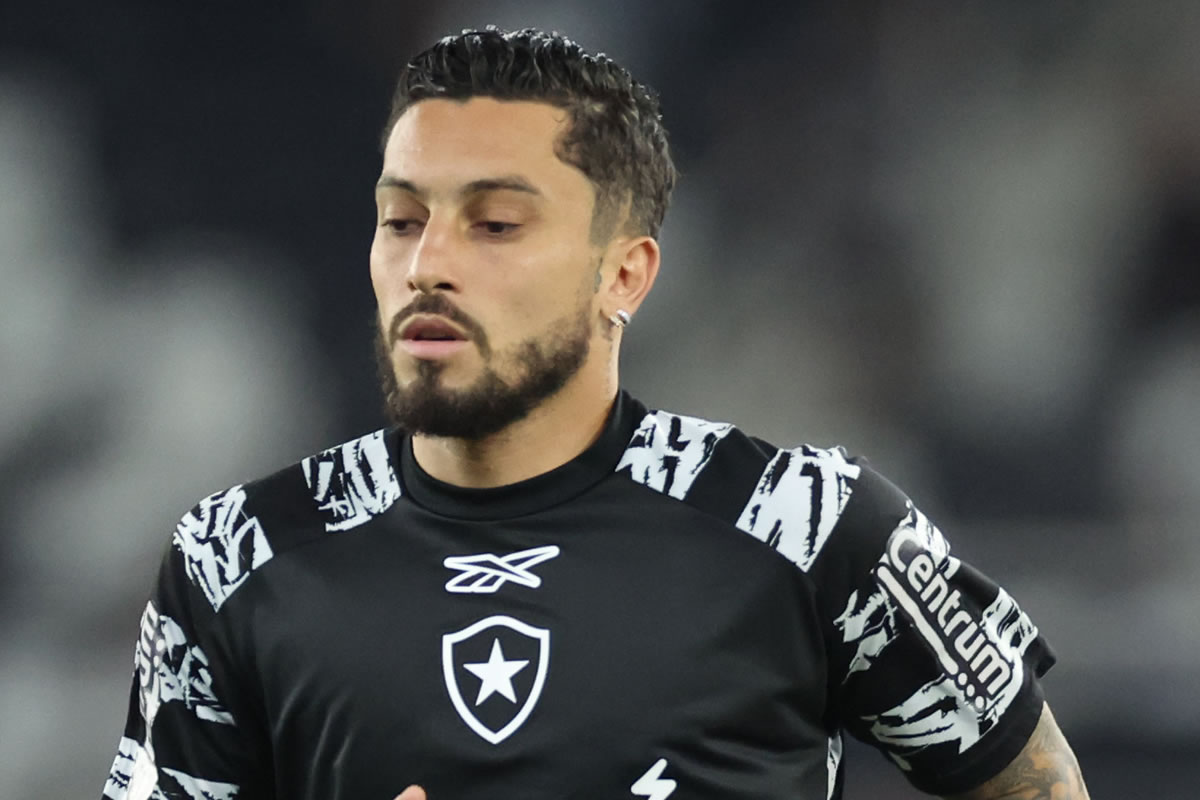 botafogo sport alex telles aquecimento