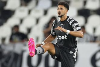 botafogo sport chris ramos aquecimento