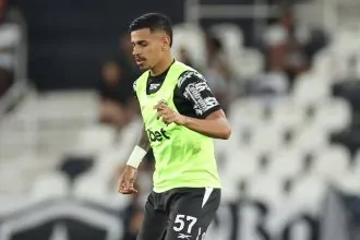 botafogo sport david ricardo aquecimento