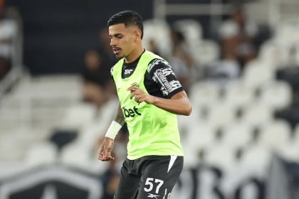 botafogo sport david ricardo aquecimento