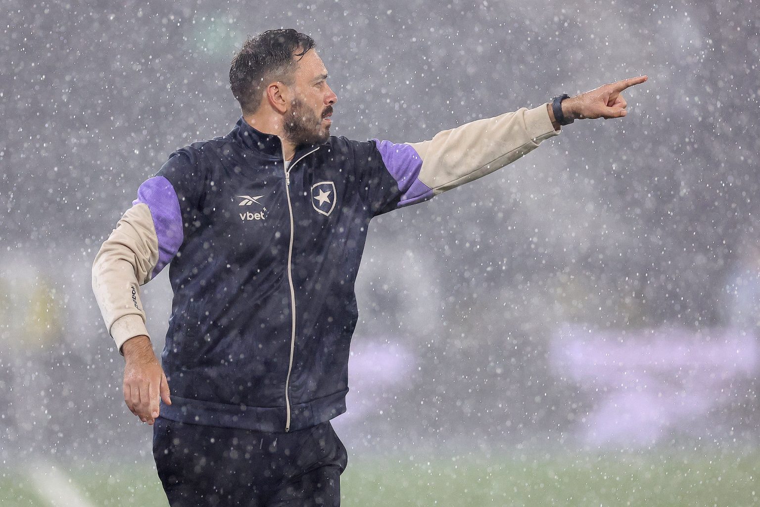 botafogo sport davide ancelotti chuva