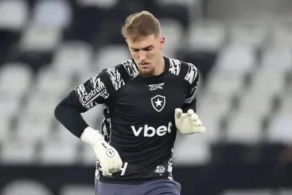 botafogo sport leo linck aquecimento