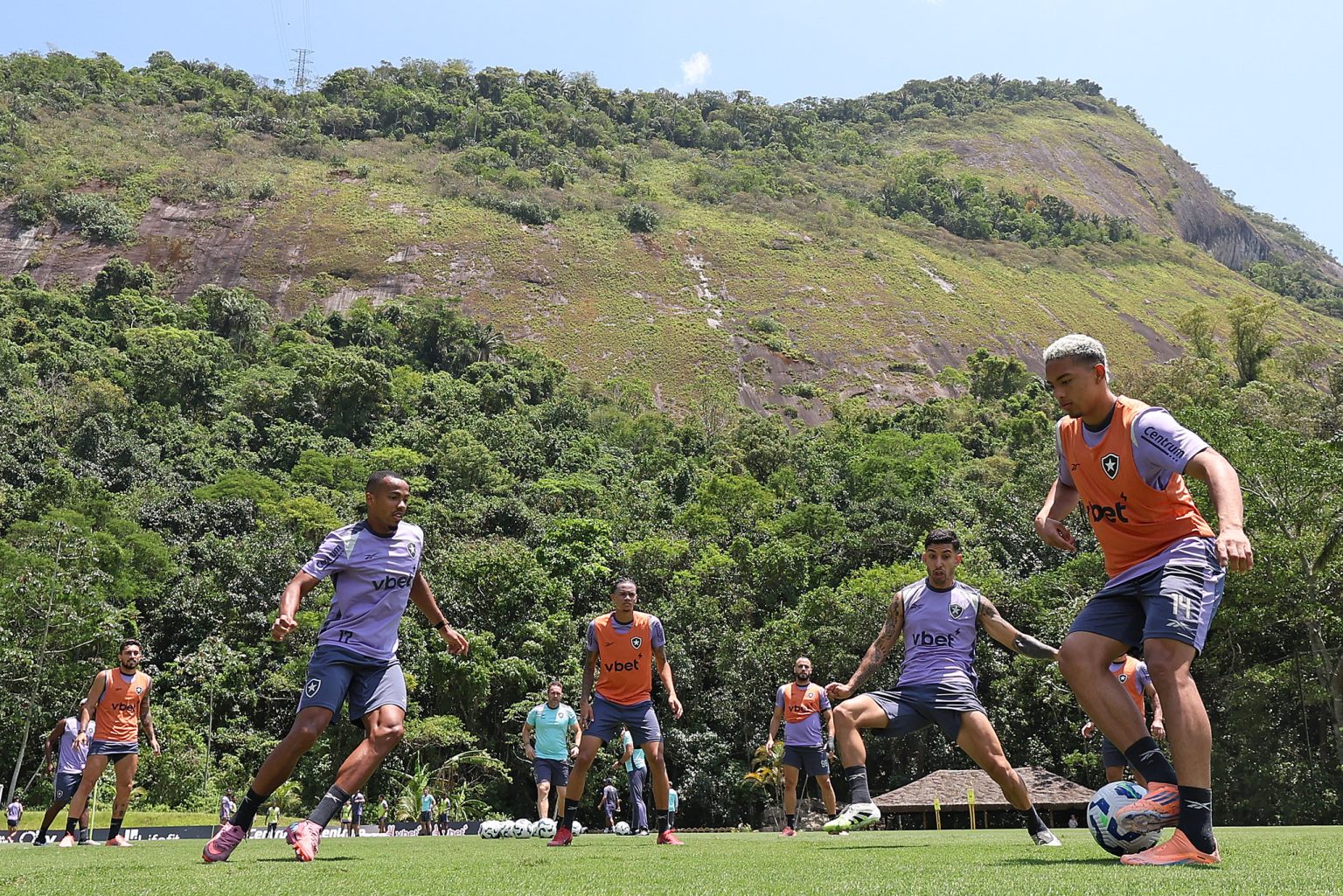 botafogo treino ct lonier