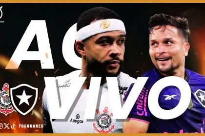corinthians botafogo ao vivo