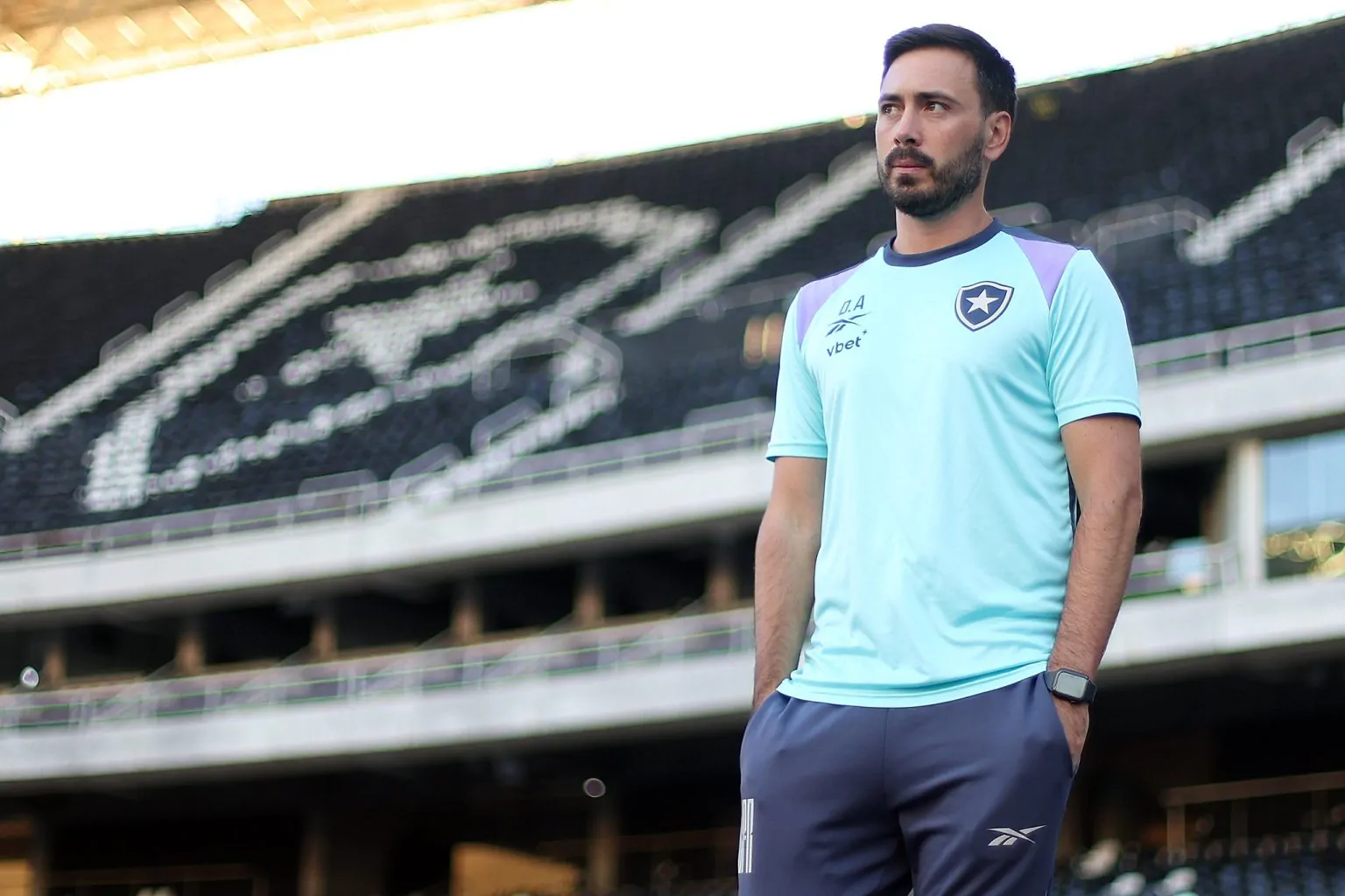 davide ancelotti botafogo treino nilton santos (1)