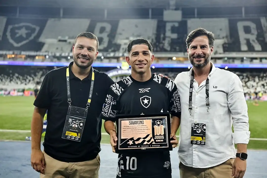 savarino botafogo sport 100 jogos