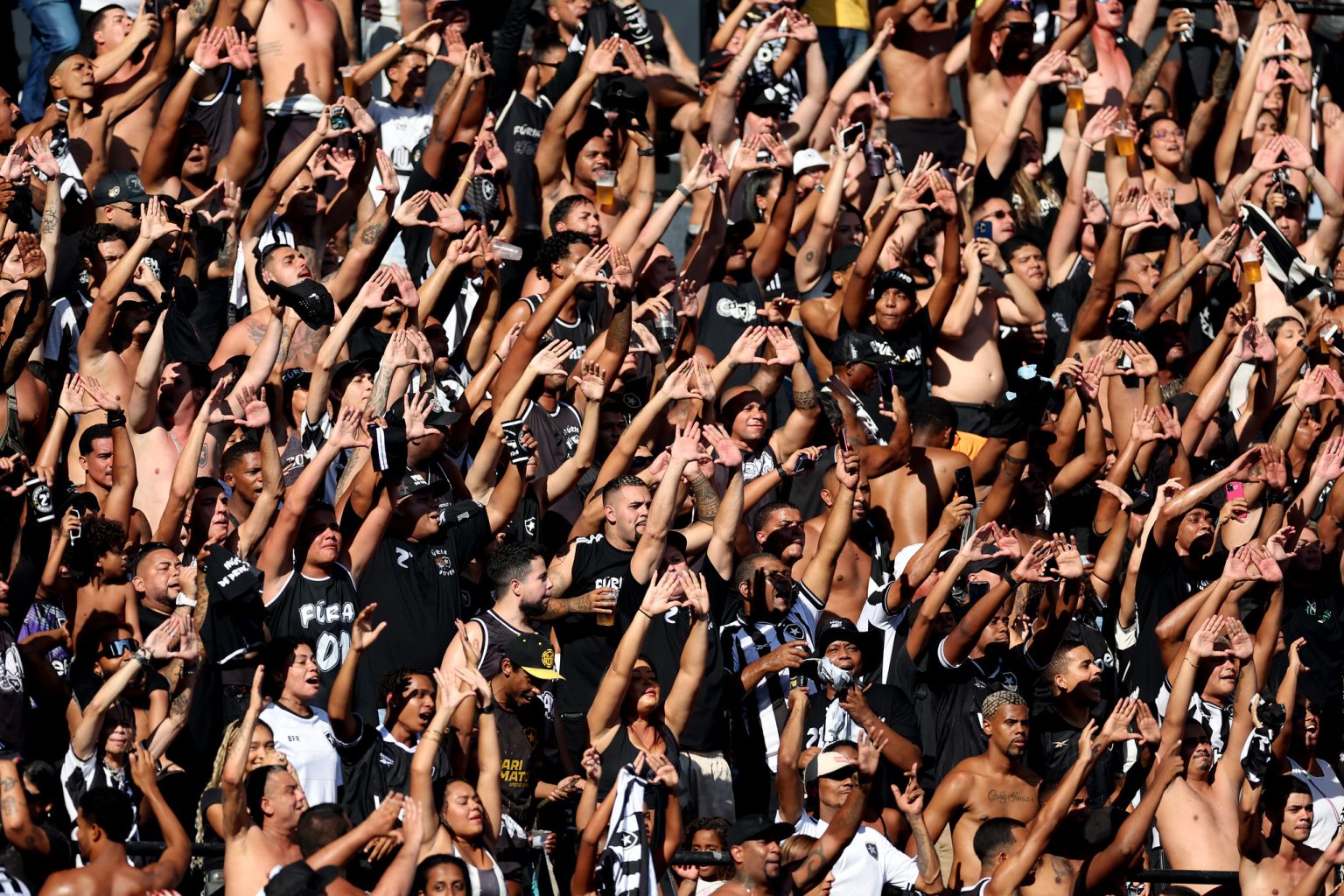 botafogo fortaleza torcida nilton santos