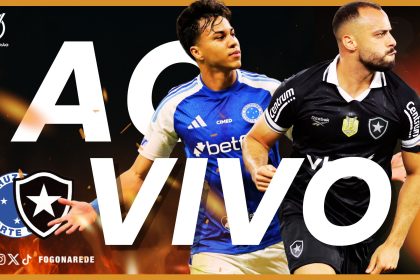 cruzeiro botafogo ao vivo youtube