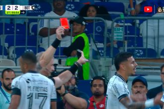 cruzeiro botafogo david ricardo expulso