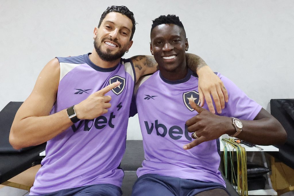botafogo alex telles luiz henrique treino