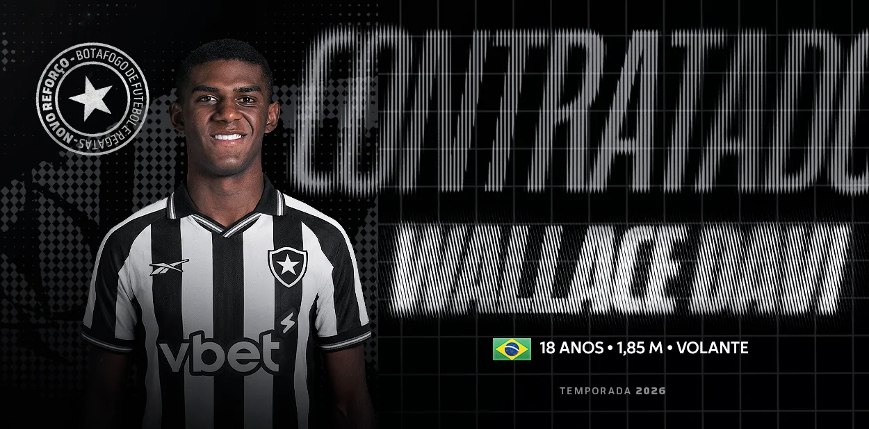 botafogo anuncio wallace davi