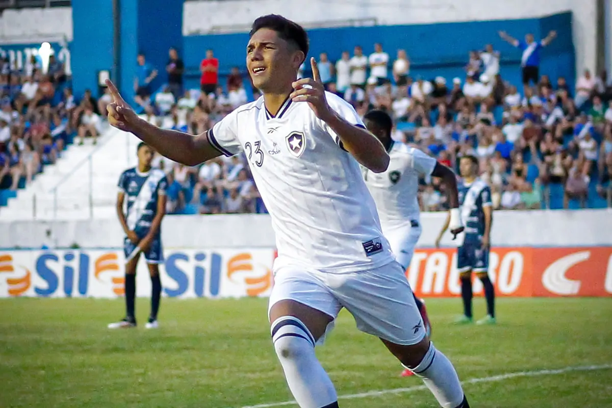 botafogo taubate gol caio valle