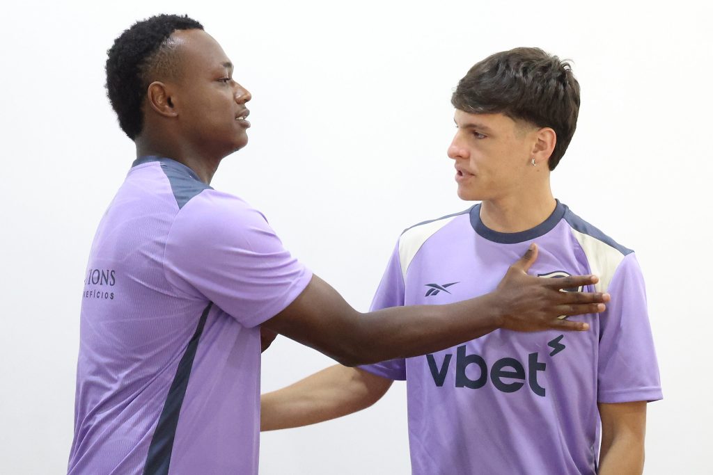 nathan fernandes alvaro montoro treino botafogo