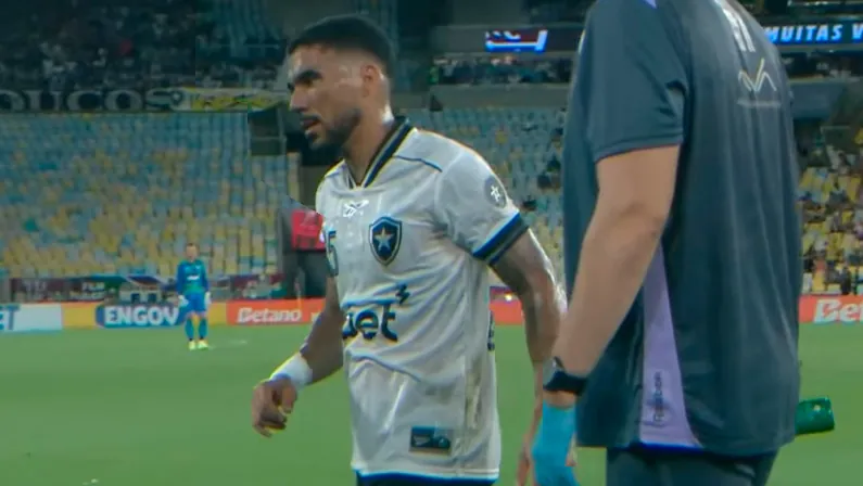 allan botafogo fluminense lesao