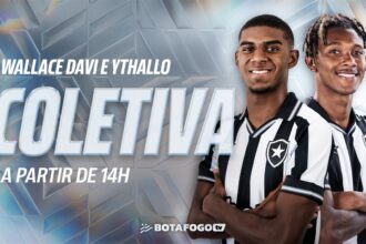 botafogo coletiva wallace davi ythallo