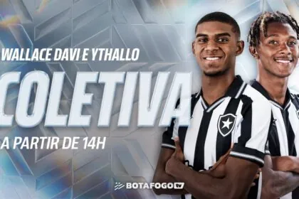 botafogo coletiva wallace davi ythallo