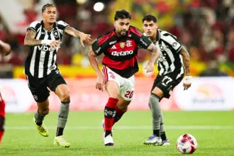 botafogo flamengo lucas villalba newton