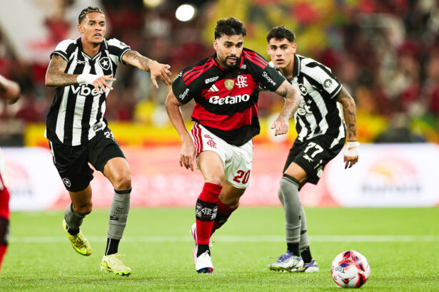 botafogo flamengo lucas villalba newton