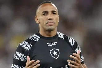 botafogo fluminense marcal aquecimento