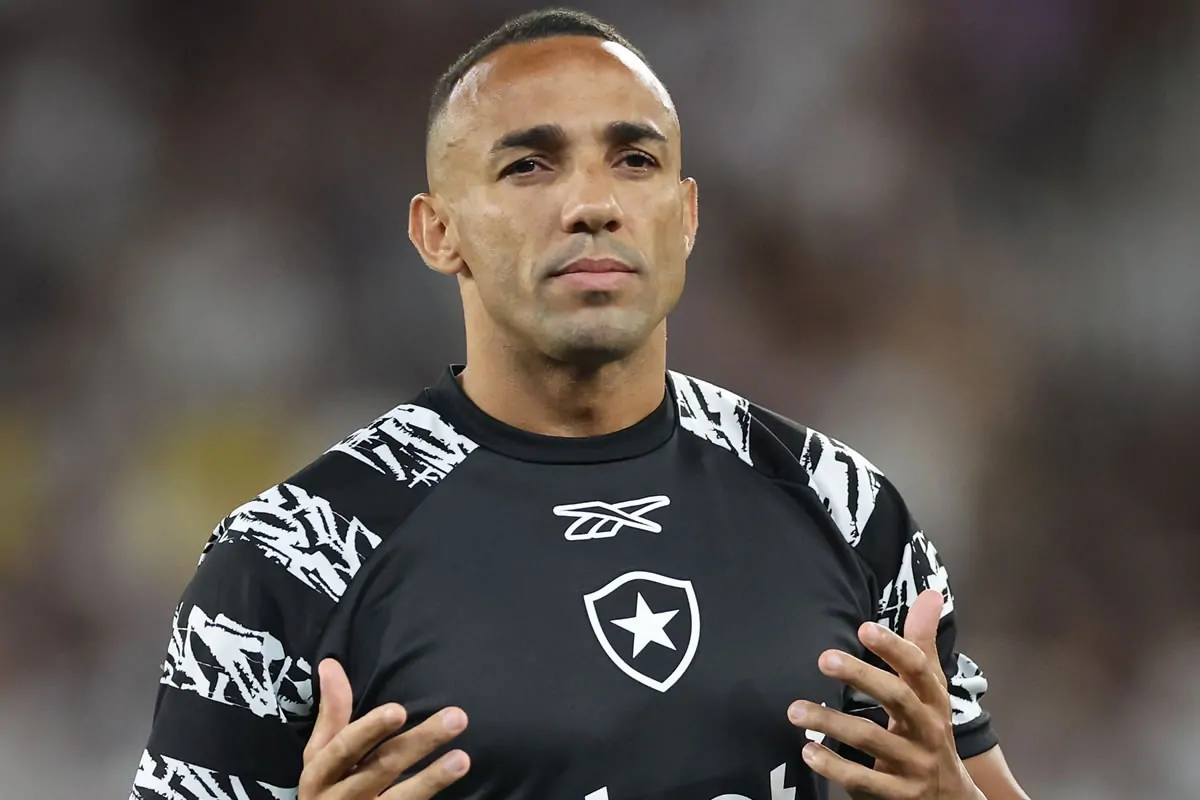 botafogo fluminense marcal aquecimento