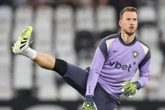 botafogo fluminense neto aquecimento