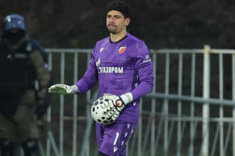 botafogo matheus magalhaes goleiro estrela vermelha 2