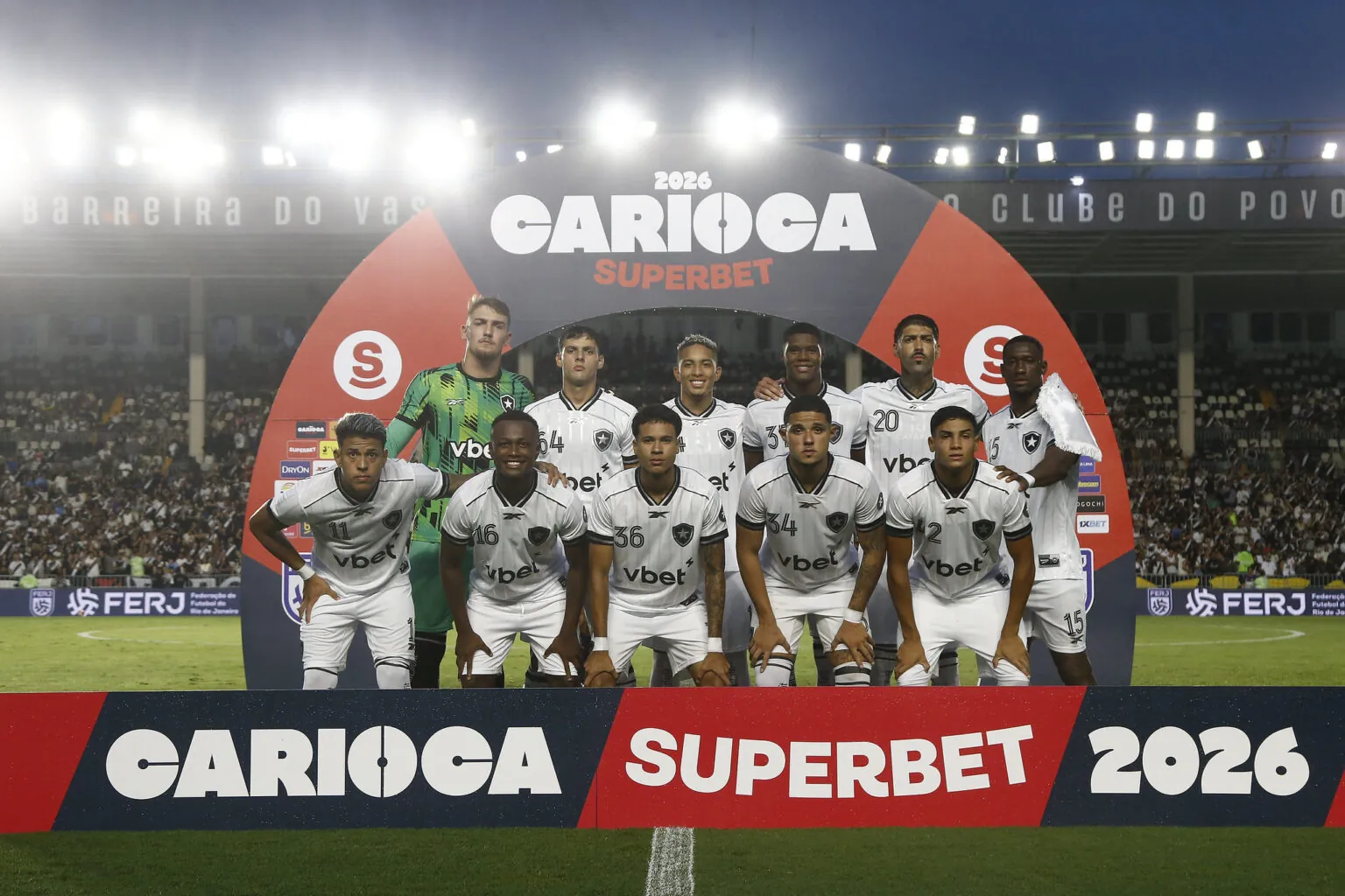 vasco botafogo time perfilado