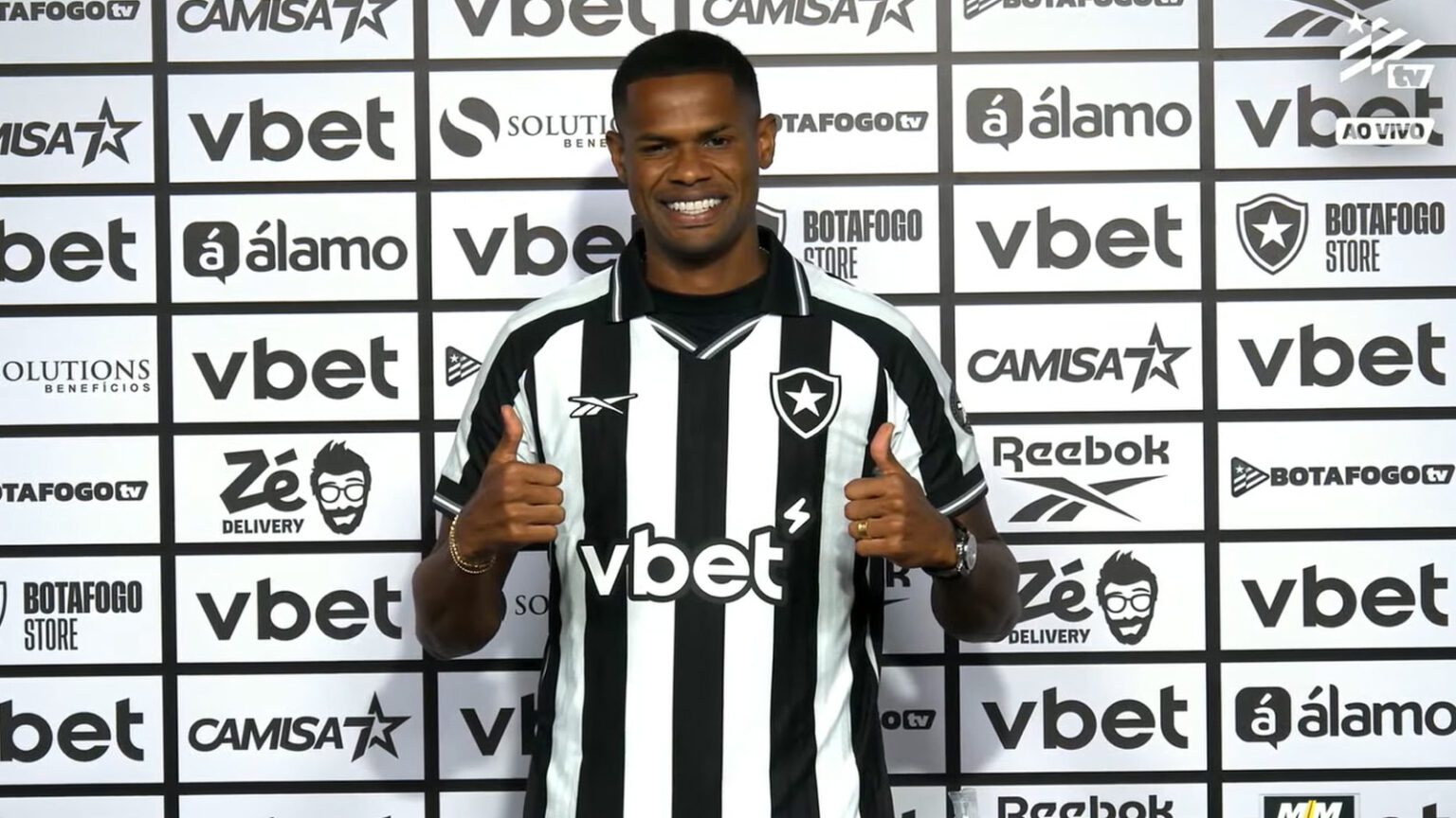 botafogo apresentacao junior santos