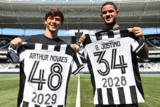 botafogo renovacao arthur novaes justino