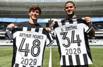 botafogo renovacao arthur novaes justino