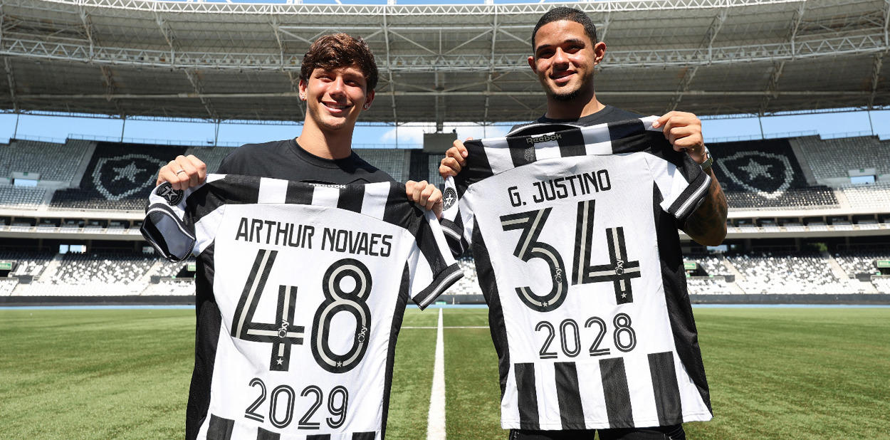 botafogo renovacao arthur novaes justino