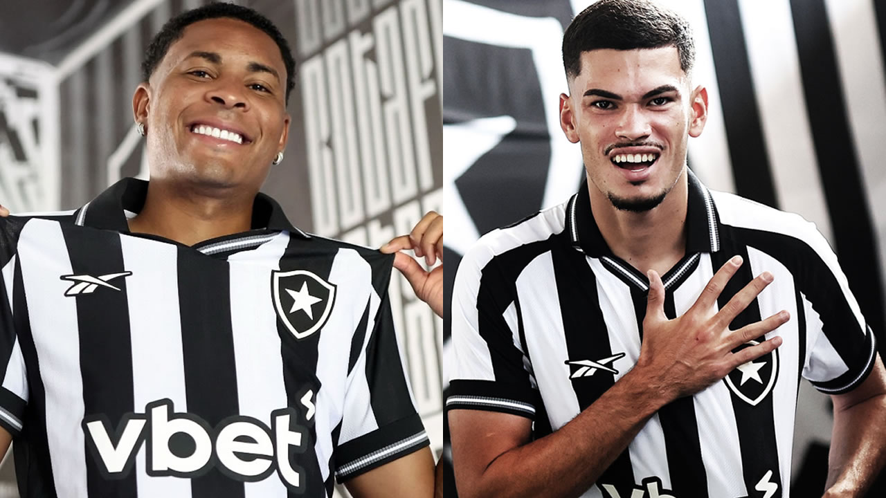 botafogo apresentacao caio roque anthony