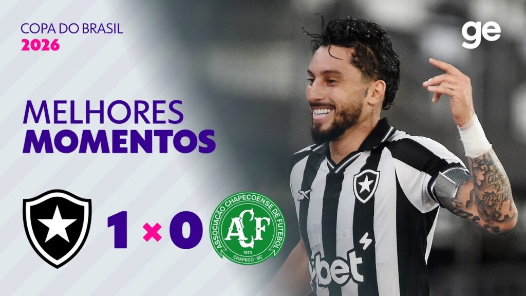 VÍDEO | Melhores momentos de Botafogo 1x0 Chapecoense pela Copa do ...