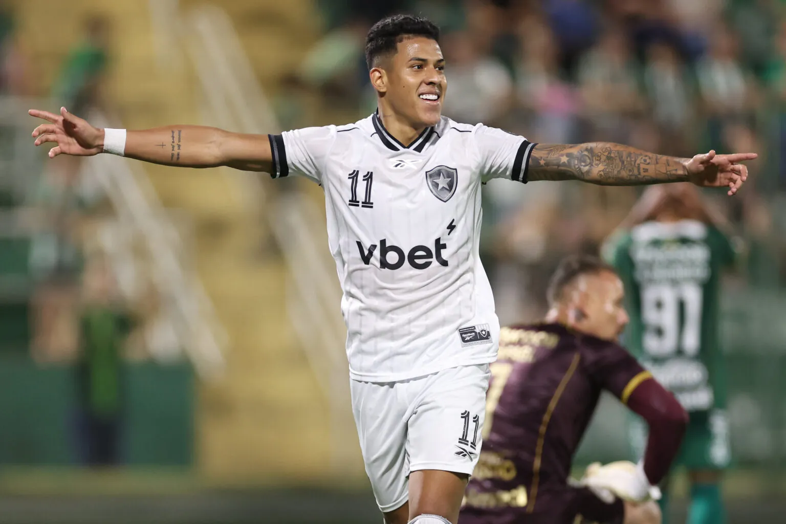 chapecoense botafogo matheus martins gol