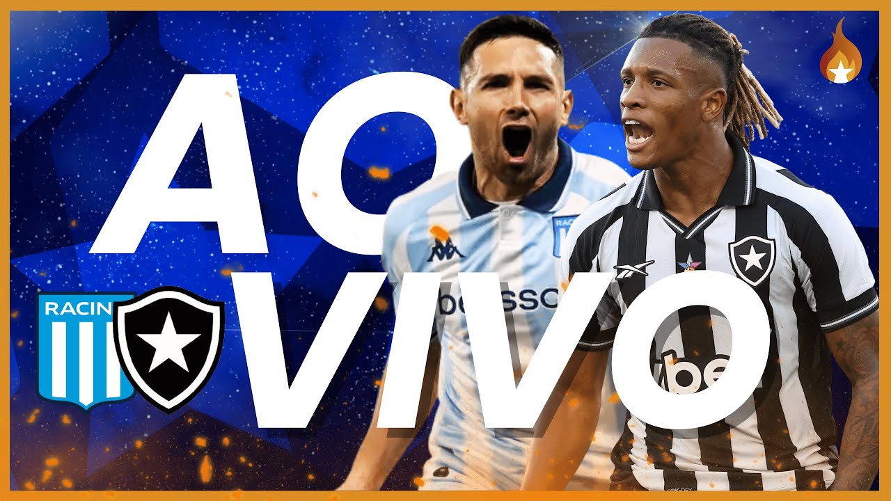 racing botafogo ao vivo