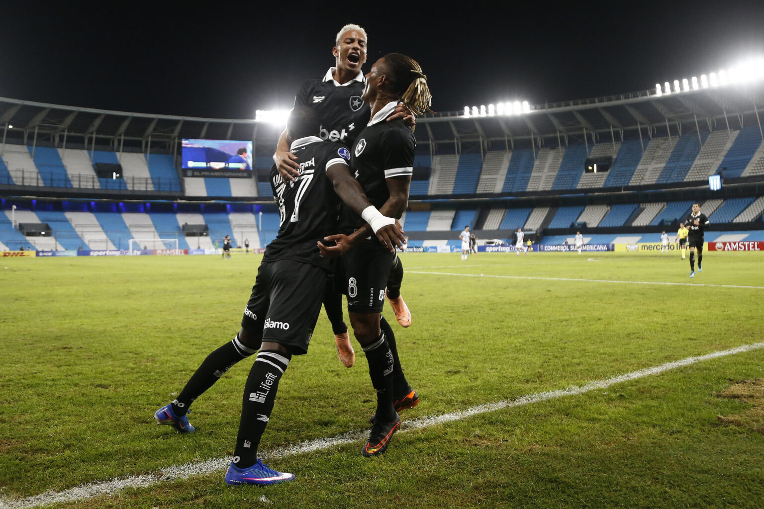 racing botafogo comemoracao gol