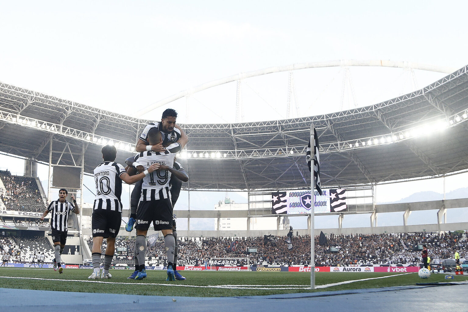 botafogo corinthians comemoracao gol